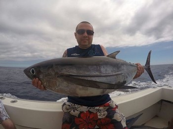 Albacore Tuna - Grattis Dan Rudge från Storbritannien Cavalier & Blue Marlin Sport Fishing Gran Canaria