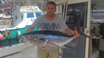 Albacore tonfisk - Juan Antonio från Torrevieja, Spanien Cavalier & Blue Marlin Sport Fishing Gran Canaria