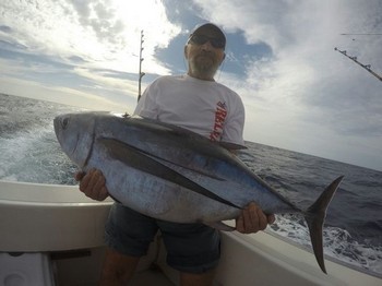 Albacore tonfisk - Aimo Rautiala från Finland Cavalier & Blue Marlin Sport Fishing Gran Canaria