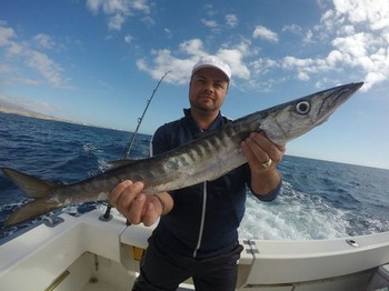 Barracuda caught by Nils Johan Larsen from Norway Cavalier & Blue Marlin Sport Fishing Gran Canaria
