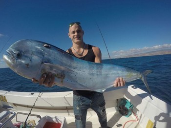 Dorado - Beautiful Dorado caught by Thomas from Sweden Cavalier & Blue Marlin Sport Fishing Gran Canaria