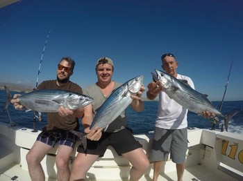 Happy anglers - Satisfied fishermen on the boat Cavalier Cavalier & Blue Marlin Sport Fishing Gran Canaria