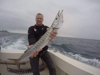 Barrakuda von Rune Hagen aus Norwegen gefangen Cavalier & Blue Marlin Sportfischen Gran Canaria