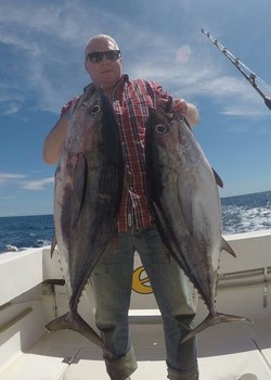 Atún Big Eye capturado por Jess Wittus Hansen de Dinamarca Cavalier & Blue Marlin Sport Fishing Gran Canaria