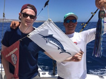 Grattis - Rob Ronney från Storbritannien Cavalier & Blue Marlin Sport Fishing Gran Canaria