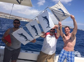 Congratulations Cavalier & Blue Marlin Pesca sportiva Gran Canaria