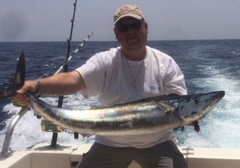 Wahoo von Roland Spierings aus Holland gefangen Cavalier & Blue Marlin Sportfischen Gran Canaria