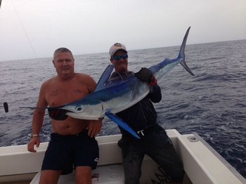 White Marlin lanzado por Kenny Bremner del Reino Unido Pesca Deportiva Cavalier & Blue Marlin Gran Canaria