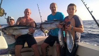 Happy Anglers - Gut gemacht Jungs Cavalier & Blue Marlin Sportfischen Gran Canaria