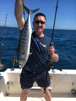 Kevin Sinclair from England caught this Atlantic Bonito Cavalier & Blue Marlin Sport Fishing Gran Canaria