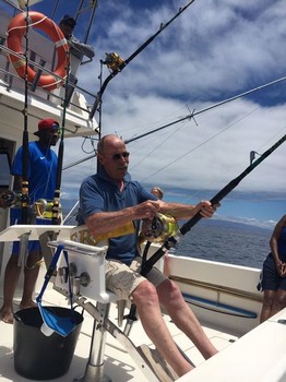 Bluefin Tuna - Jos van Raak hooked up Cavalier & Blue Marlin Sport Fishing Gran Canaria