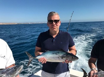 Cliente feliz Pesca Deportiva Cavalier & Blue Marlin Gran Canaria