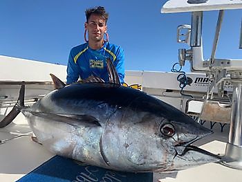 250llb Großaugenthunfisch Cavalier & Blue Marlin Sport Fishing Gran Canaria