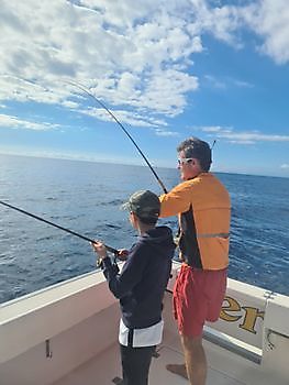 Vader en zoon Cavalier & Blue Marlin Sport Fishing Gran Canaria