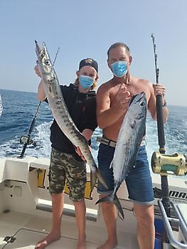 Vader en zoon Cavalier & Blue Marlin Sport Fishing Gran Canaria