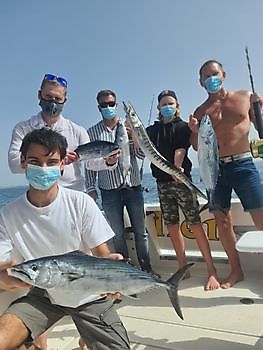 Gefeliciteerd, goed gedaan jongens Cavalier & Blue Marlin Sport Fishing Gran Canaria