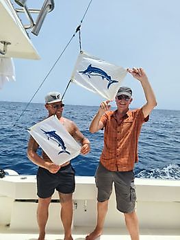 Gefeliciteerd John & Gert Cavalier & Blue Marlin Sport Fishing Gran Canaria