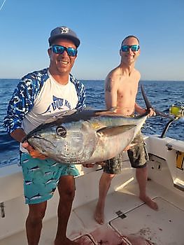 100 lb Bigeye Tuna Cavalier & Blue Marlin Sport Fishing Gran Canaria