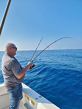 Hooked-up Cavalier & Blue Marlin Sport Fishing Gran Canaria
