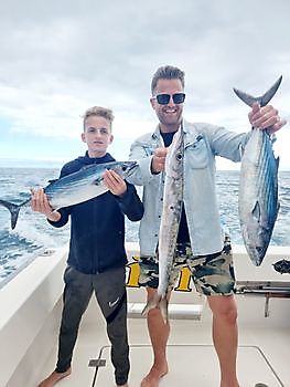 Gefeliciteerd mannen, mooie vangst Cavalier & Blue Marlin Sport Fishing Gran Canaria