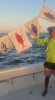 4 blauwvintonijnen op één dag Cavalier & Blue Marlin Sport Fishing Gran Canaria
