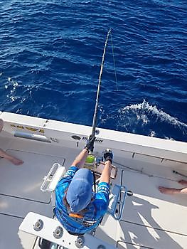 Leo Ruts vecht tegen zijn blauwvintonijn Cavalier & Blue Marlin Sport Fishing Gran Canaria
