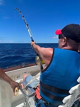 Peter hooked up Cavalier & Blue Marlin Sport Fishing Gran Canaria
