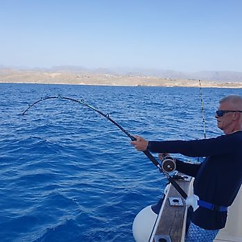 Mijn vriend Eric uit Holland Cavalier & Blue Marlin Sport Fishing Gran Canaria