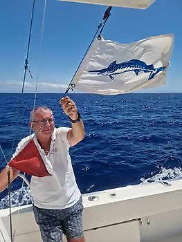 2/9 - Cavalier released blauwe marlijn van 150kg!!! Cavalier & Blue Marlin Sport Fishing Gran Canaria