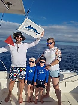 8/9 - Cavalier released a 250kg Blue Marlin!! Cavalier & Blue Marlin Sport Fishing Gran Canaria