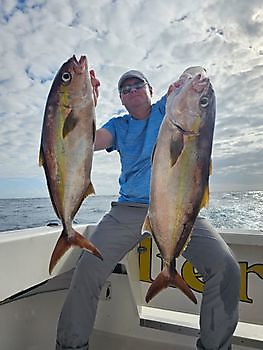 30/11 - Amberjacks-Red Snapper-Atlantic bonito-Yellow Jack fish & Baracuda Cavalier & Blue Marlin Sport Fishing Gran Canaria