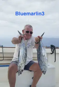 7/12 - 3 enormous wahoo! Cavalier & Blue Marlin Sport Fishing Gran Canaria